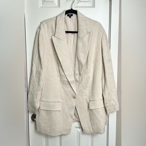 Express Textured Oversized Boyfriend Blazer NWOT